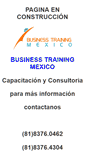 Mobile Screenshot of businesstraining.com.mx